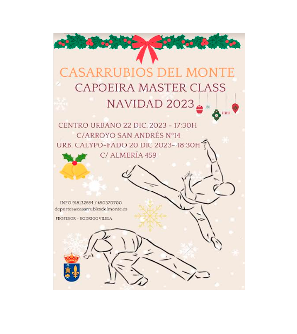 Capoeira Master Class Navidad 2023 Casarrubios del Monte